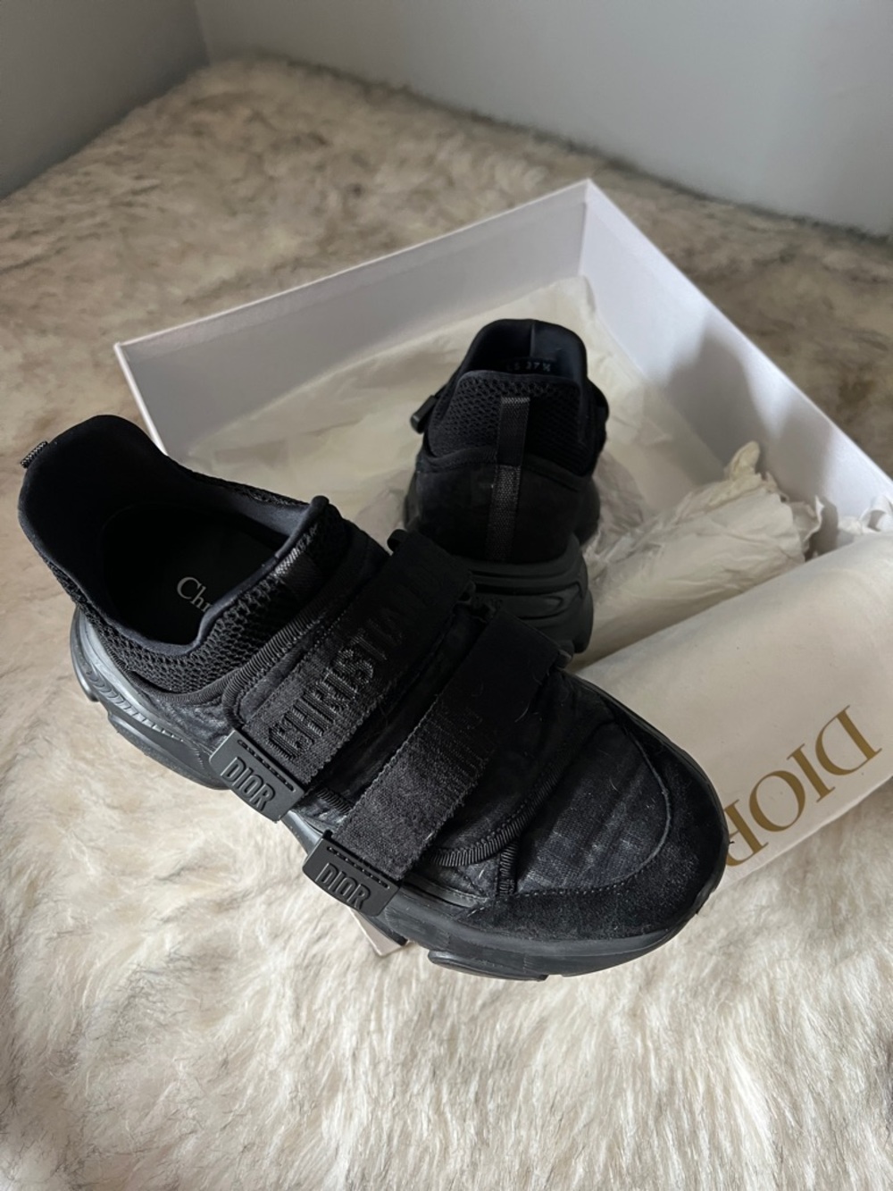 Dior Black women’s Strap Sneakers